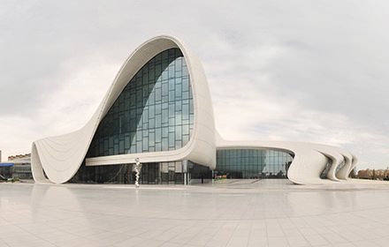Heydar Aliyev Center, Zaha Hadid, Baku - Virtual tour
