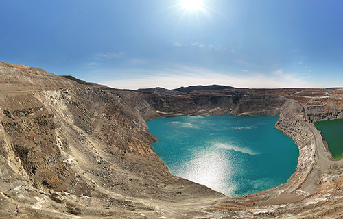 Asbestos mine Black Lake, Thetford Mines - Virtual tour