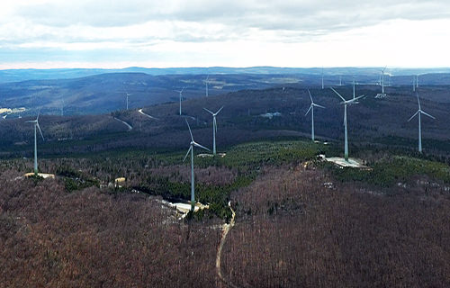 Parc éolien des Moulins, Thetford Mines - Virtual tour