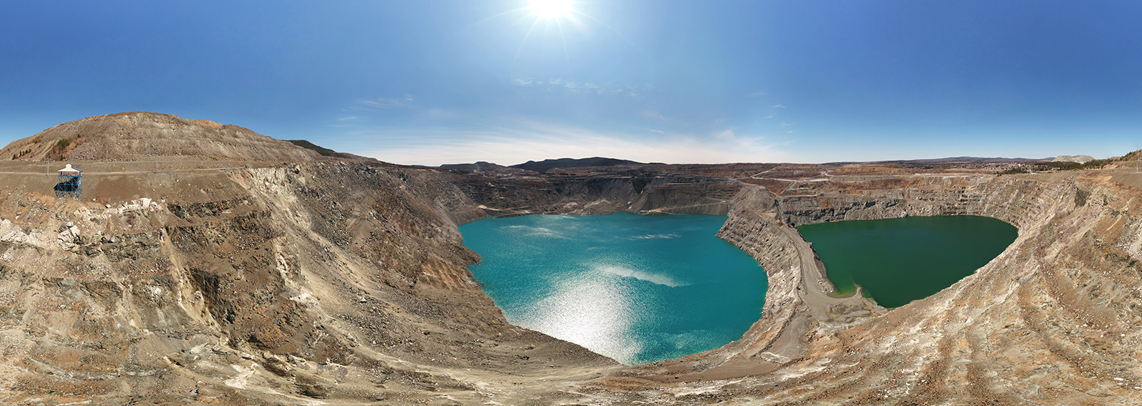 Asbestos mine Black Lake, Thetford Mines - Virtual tour