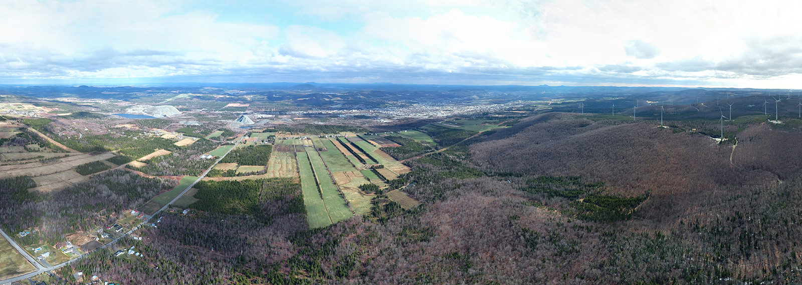 Parc éolien des Moulins, Thetford Mines - Virtual tour
