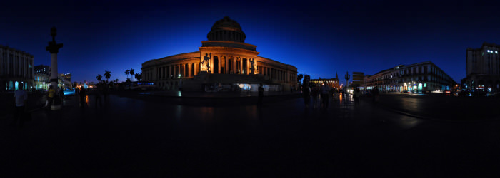 Capitolio de noche, La Habana Vieja - Virtual tour