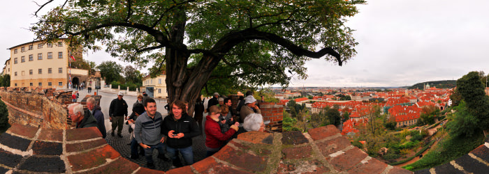 View from Prague Castle, Praha - Virtual tour