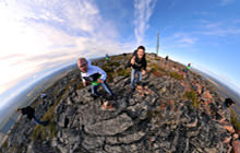 Levi mountain summit, Lapland - Virtual tour