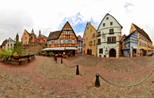 Place du Chateau, Eguisheim, Alsace - Virtual tour