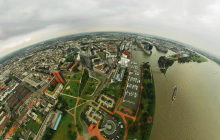 Rheinturm - Rhine Tower, Dusseldorf - Virtual tour