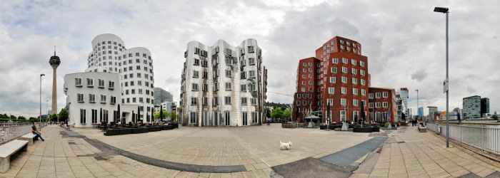 Gehry Buildings Zollhof, Dusseldorf - Virtual tour