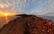 Punta Cometa sunset, Mazunte, Oaxaca - Virtual tour