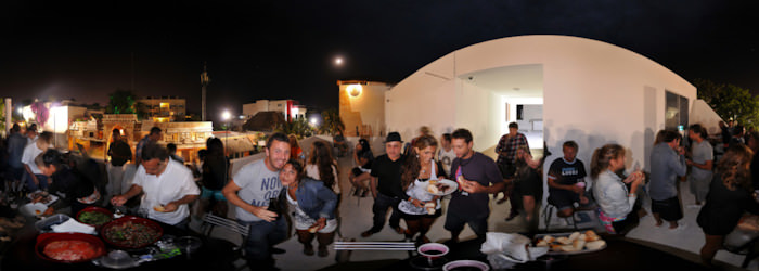 BBQ at Quinta Playa Hostel, Playa del Carmen - Virtual tour