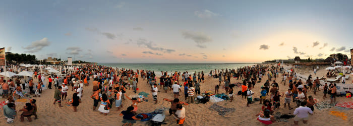 BPM Festival 2012, Playa del Carmen - Virtual tour