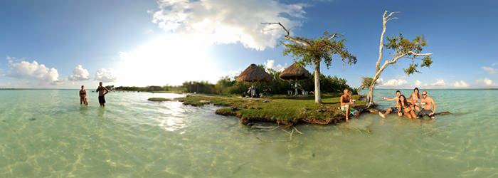 Laguna de los 7 colores, Bacalar - Virtual tour