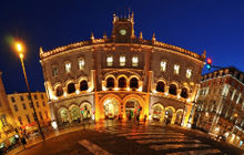 Rossio Train Station, Neo-Manueline, Lisbon - Virtual tour