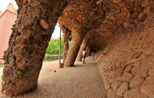 Columnas - Antoni Gaudi, Parc Guell, Barcelona - Virtual tour