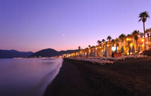 Marmaris Bay at dusk, Agean - Mediterranean sea - Virtual tour