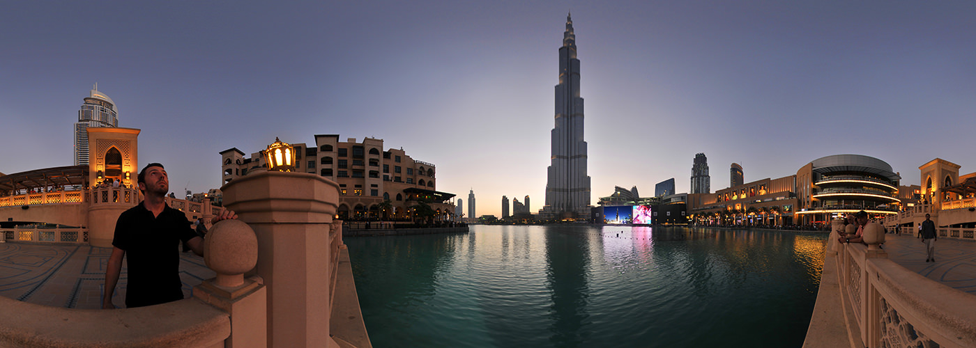 Dubai Burj Khalifa, Dubai Mall Fountain - Virtual tour